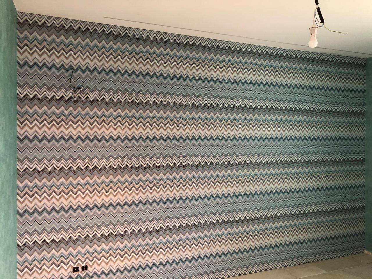 Papel pintado geométrico